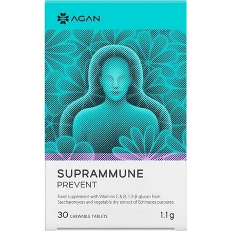 Samcos Agan Agan Suprammune Prevent Immune Supplement Strengthening Immune System Supplement 30 жевательных таблеток: цены и характеристики