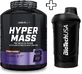 Biotech Usa Hyper Mass 2270 г ваниль и Biotech Usa Wave Shaker 600 мл черный-курительный Индивидуальная упаковка