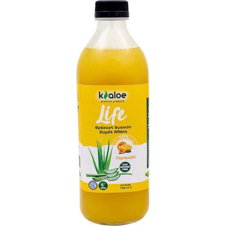 Свіжий натуральний сік алое Kaloe Life 1000мл Апельсин: ціни та характеристики
