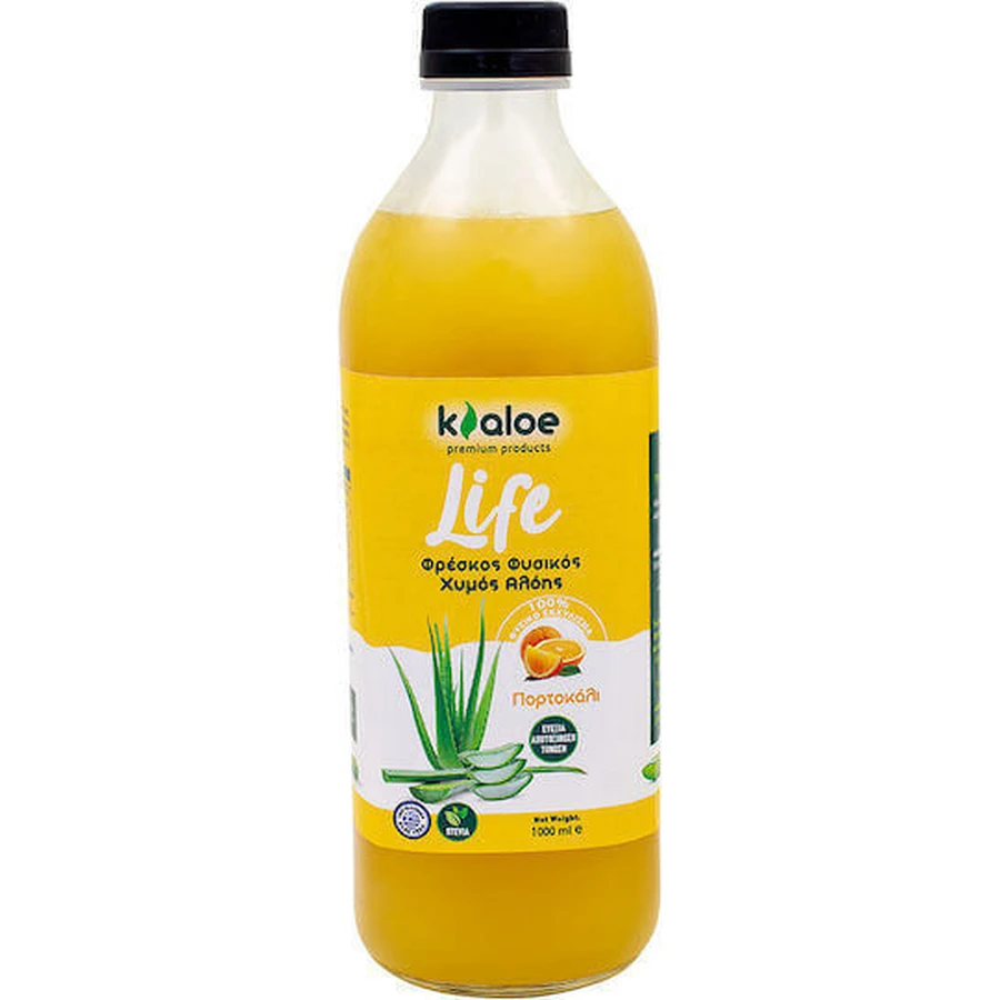 Свіжий натуральний сік алое Kaloe Life 1000мл Апельсин: ціни та характеристики