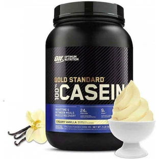 Optimum Nutrition Gold Standard 100% казеїн зі смаком вершків та ванілі 924гр