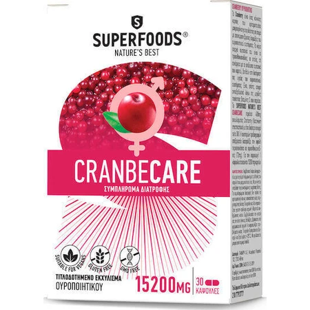 Суперфуд CranbeCare 30 капс.: ціни та характеристики