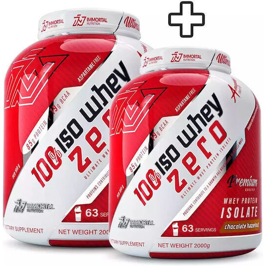 Immortal Nutrition 100% Iso Whey Zero Сывороточный протеин со вкусом шоколада и лесного ореха 2х2 кг: цены и характеристики