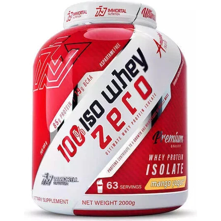 Immortal Nutrition 100% Iso Whey Нульовий сироватковий протеїн без лактози з йогуртом зі смаком манго 2 кг: ціни та характеристики