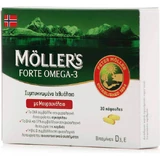 Moller's Forte Омега-3 печінка тріски та риб'ячий жир 30 капсул без смаку