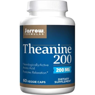 Jarrow Formulas L-Theanine 200 200 мг 60 травяных капсул без ароматизаторов