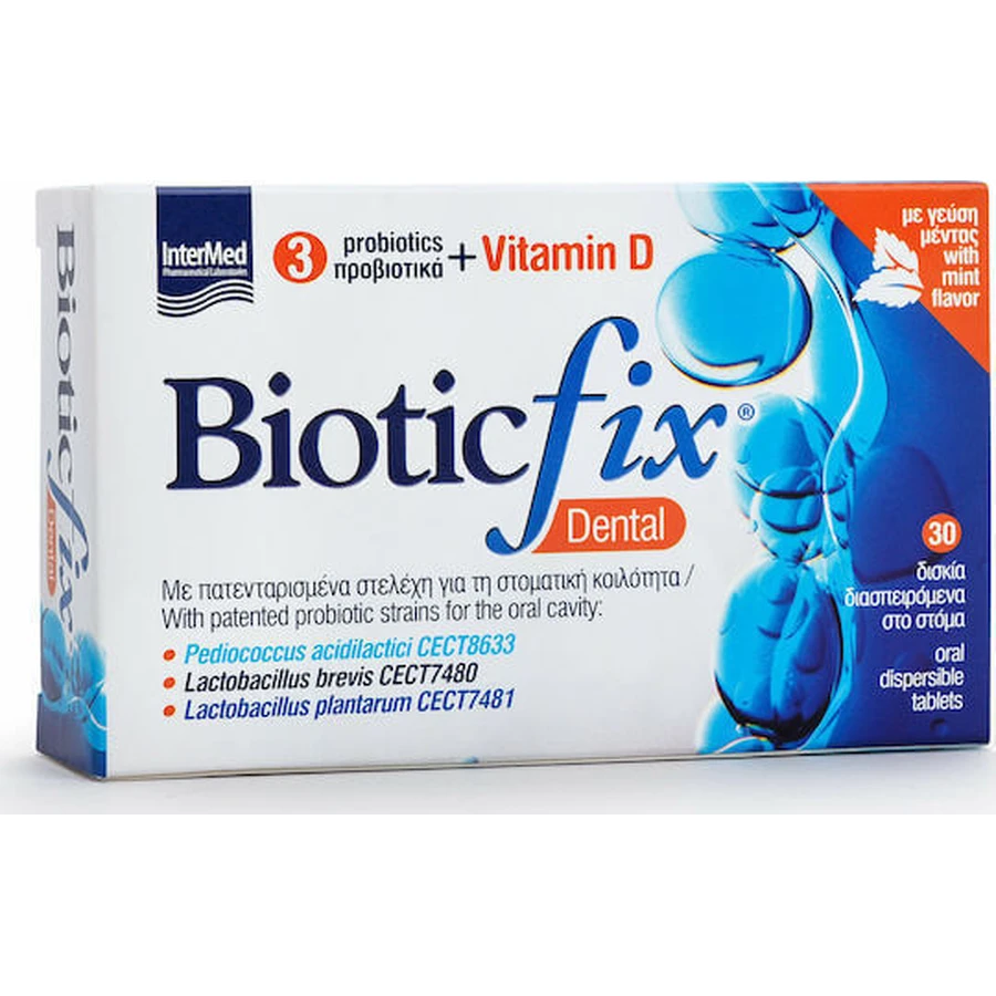 InterMed Biotic Fix Dental Probiotic 30 файлов: цены и характеристики