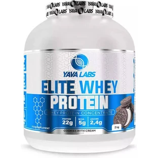 Yava Labs Elite Whey Protein Печиво зі смаком сироваткового протеїну Yava Labs Elite Whey Protein Печиво зі смаком вершків 2 кг