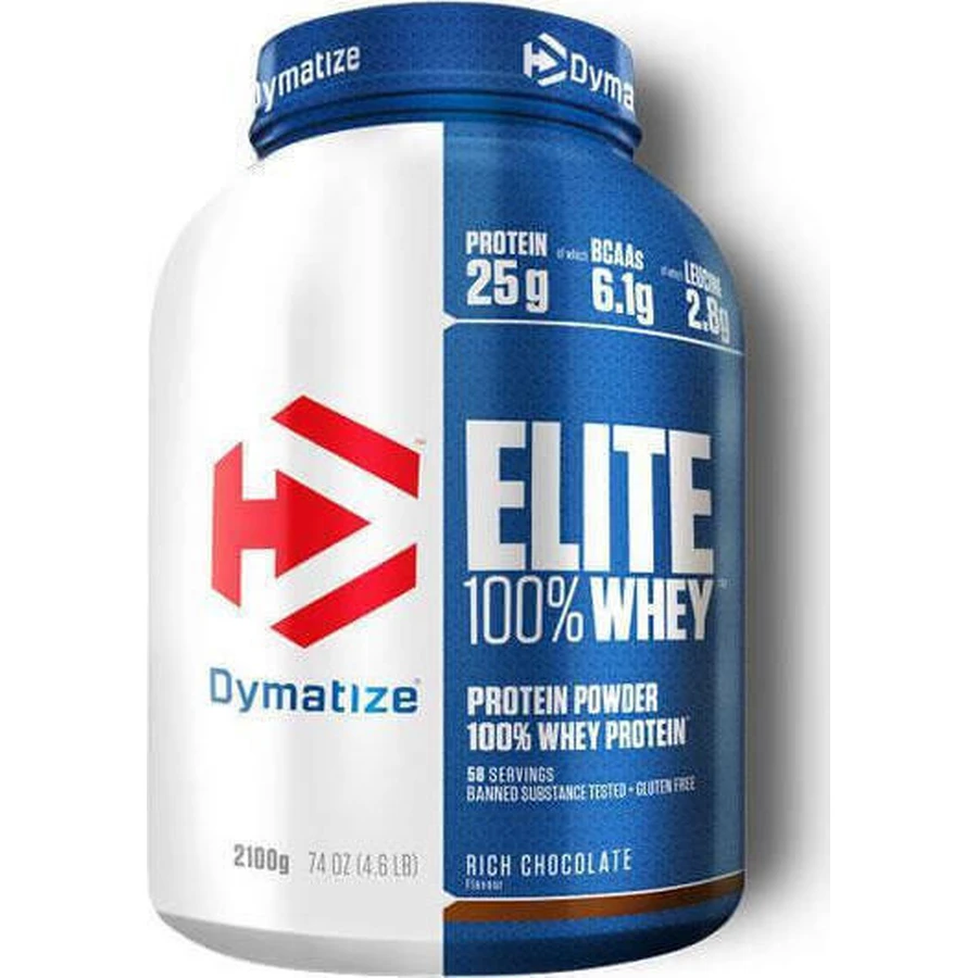 Dymatize Elite 100% сироватковий протеїн Dymatize Elite 100% сироватковий протеїн без глютену з насиченим шоколадним смаком 2,17 кг: ціни та характеристики
