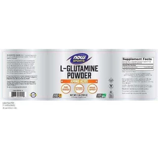 Now Foods L-Глютамин 454гр неароматизированный