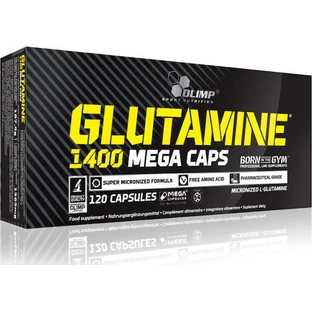 Olimp Sport Nutrition Glutamine Mega Caps 1400mg 120 капсул без смаку
