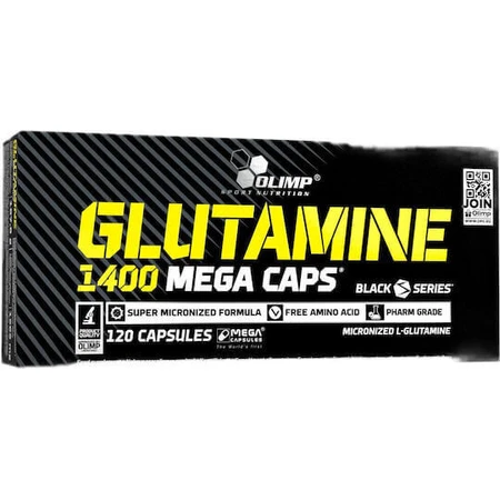 Olimp Sport Nutrition Glutamine Mega Caps 1400mg 120 капсул без смаку: ціни та характеристики
