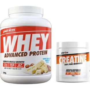 Персоналізований комбінований пакет + Per4m Whey Advanced протеїн 2010g Chocolate Mochaccino + Micronised Creatine 150g Bone 150g