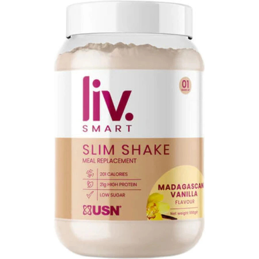 USN LivSmart Slim Shake зі смаком мадагаскарської ванілі 550гр: ціни та характеристики