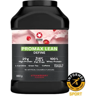 MaxiNutrition Promax Lean Define Whey Protein без глютена с клубничным вкусом 980 гр.