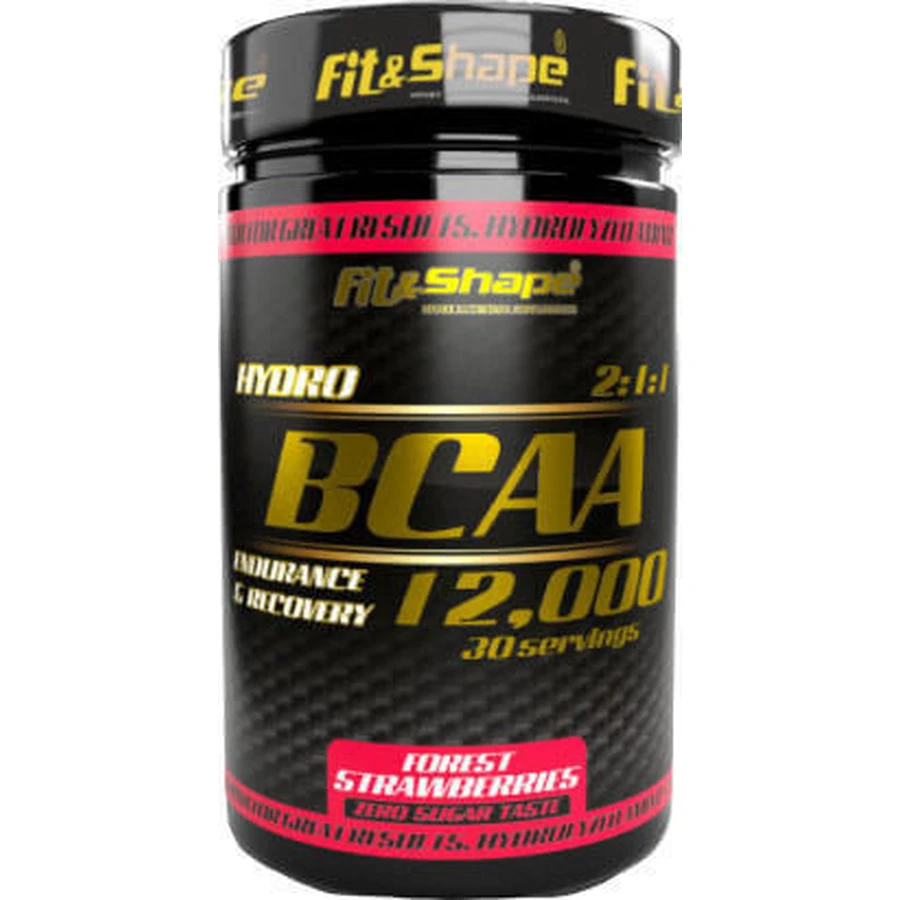 Fit & Shape Hydro 2:1:1 BCCA 12000 420гр Лісова суниця: ціни та характеристики