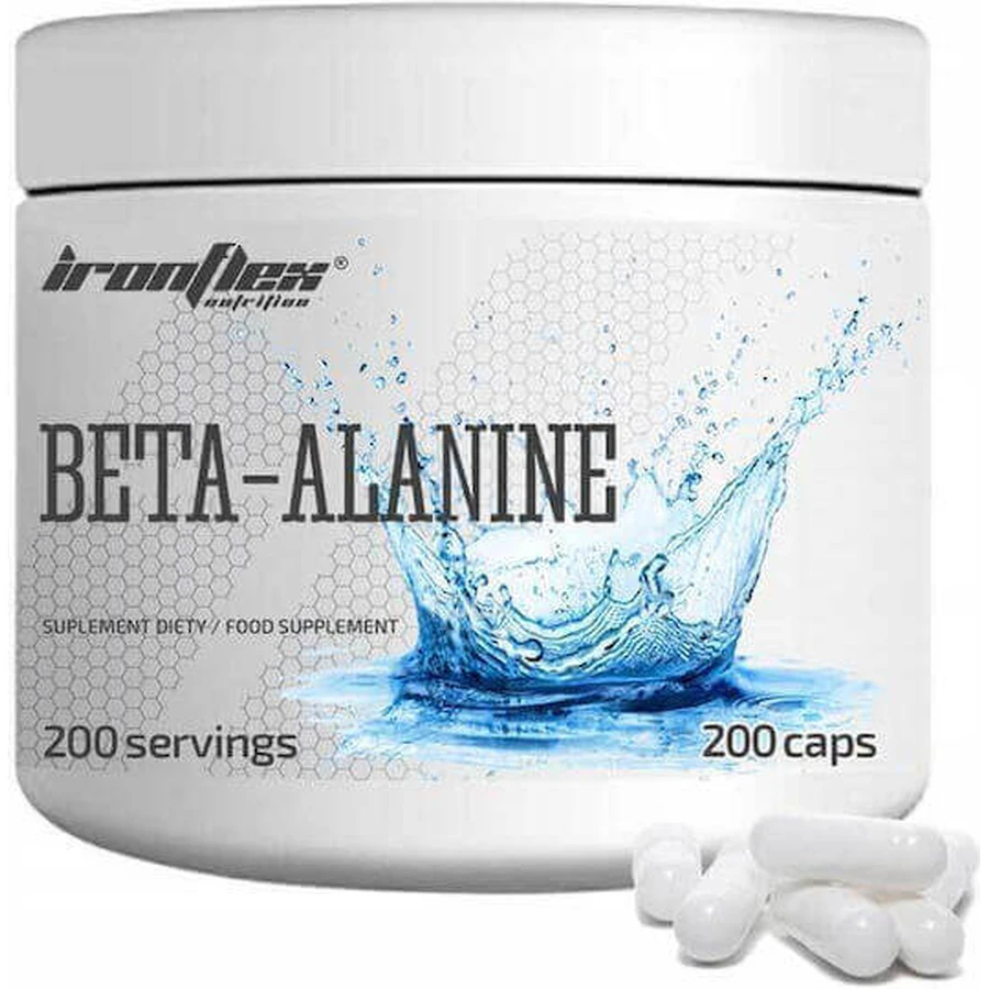 Ironflex Nutrition Бета-аланін 200 капсул: ціни та характеристики