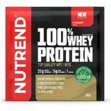 Nutrend 100% сывороточный протеин Whey Protein без глютена со вкусом клубники 30гр