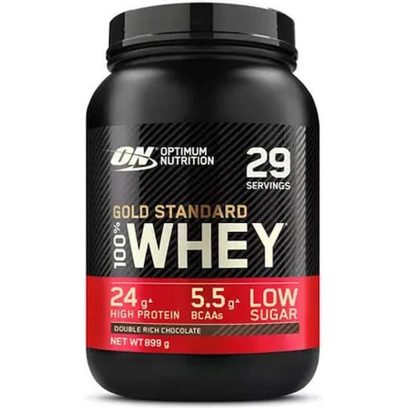 Optimum Nutrition Gold Standard 100% сироватковий протеїн зі смаком подвійного насиченого шоколаду 908гр: ціни та характеристики