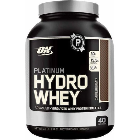 Optimum Nutrition Platinum Hydro Whey Protein Сироватковий протеїн без глютену зі смаком молочного шоколаду 1,6 кг: ціни та характеристики
