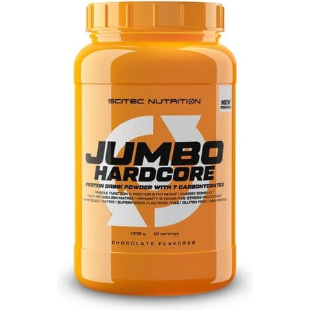 Scitec Nutrition Jumbo Hardcore Jumbo з креатином без глютену та лактози зі смаком шоколаду 1,53 кг: ціни та характеристики