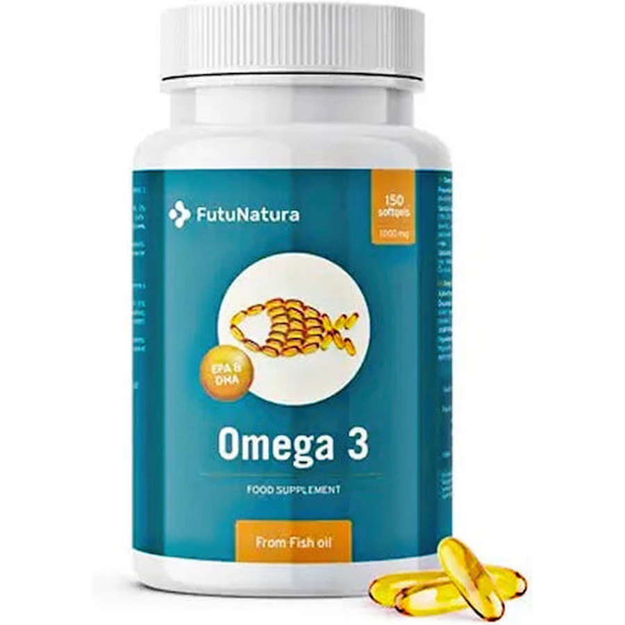 FutuNatura Omega 3 Fish Oil 1000mg 150 softgels Unflavoured: цены и характеристики