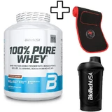 Biotech Usa Biotech 100% Pure Whey 2270g Black Biscuit & Katerelos Фітнес-пот Пояс для схуднення 130cm X 26.50cm X 5mm Один розмір та Biotech Usa Biotech Usa Wave Shaker 600ml Black-Scoked Індивідуальна упаковка
