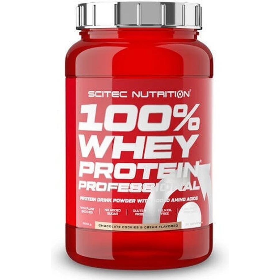 Scitec Nutrition 100% Whey Профессиональный сывороточный протеин Whey Protein без глютена со вкусом шоколада, печенья и крема 920гр: цены и характеристики