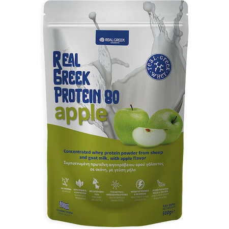 Real Greek Dairies Real Greek Protein Сывороточный протеин со вкусом яблока 500 гр.: цены и характеристики