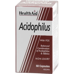 Health Aid Ацидофілін з пробіотиком FOS 60 капс.