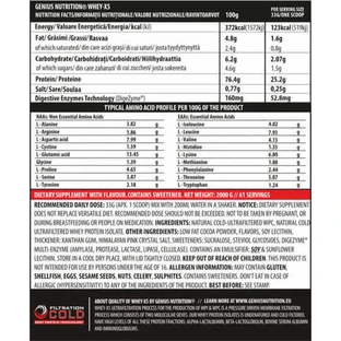Genius Nutrition Сироватковий протеїн X5 зі смаком шоколадного фундука 2 кг Genius Nutrition Сироватковий протеїн X5 зі смаком шоколадного фундука 2 кг