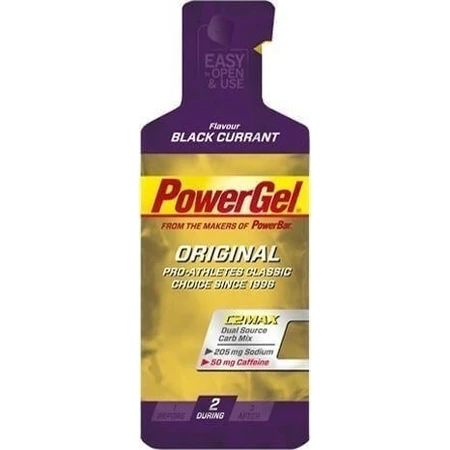 PowerBar PowerGel Original Blackcurrant 41гр: цены и характеристики