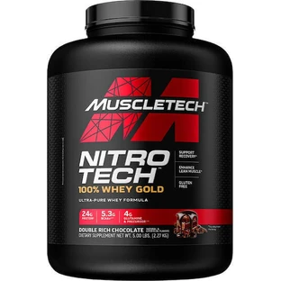 MuscleTech Nitro Tech Сироватковий протеїн без глютену зі смаком шоколаду 2,27 кг