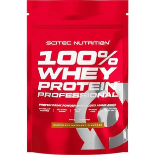 Scitec Nutrition 100% Whey Профессиональный сывороточный протеин без глютена со вкусом шоколада и фундука 1 кг