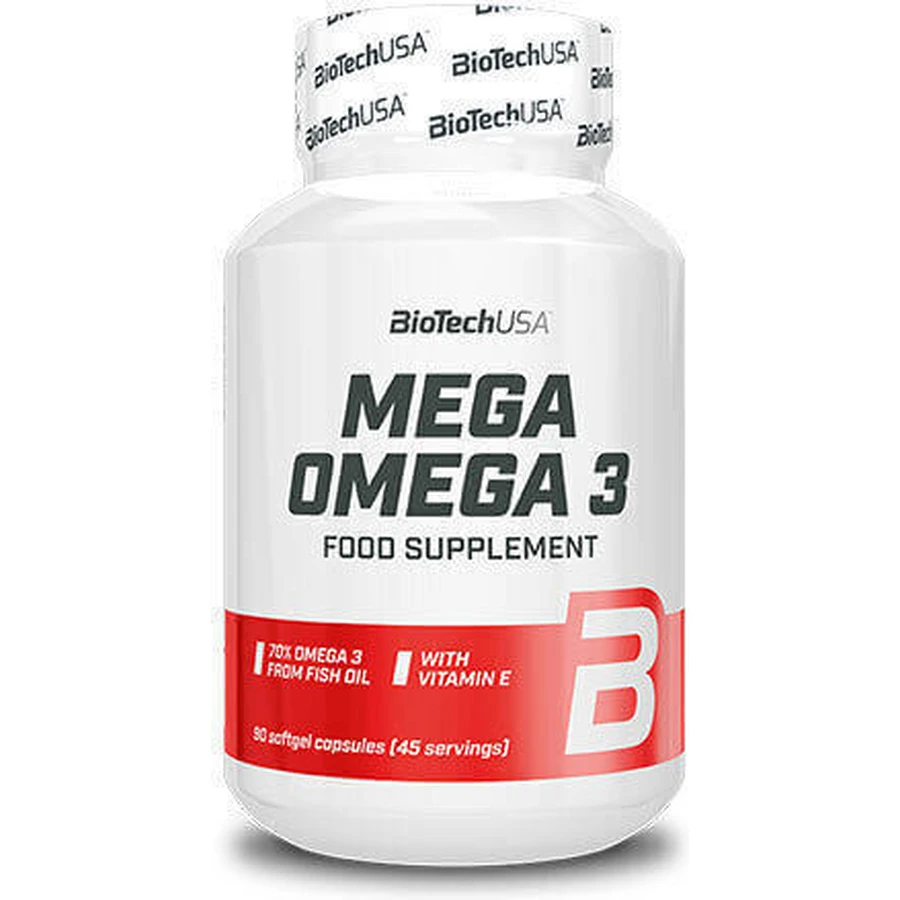 Biotech USA Omega 3 Fish Oil 1000mg 90 caps Unflavoured: цены и характеристики