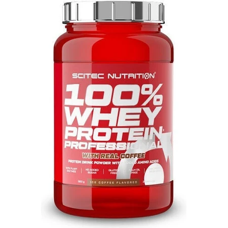 Scitec Nutrition 100% Whey Профессиональный сывороточный протеин Whey Protein без глютена со вкусом кофе со льдом 920гр: цены и характеристики