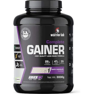 Warrior Lab Complete Gainer с креатином без глютена со вкусом белого шоколада 3 кг