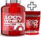 Scitec Nutrition 100% Whey Protein Professional 2350 г Лимонный чизкейк и Scitec Nutrition 100% Whey Protein Professional 500 г Ваниль и ягоды Персональная упаковка