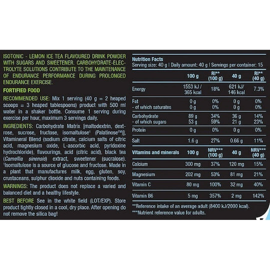 Biotech USA IsoTonic Hydrate & Energise Orange Mango 600гр: цены и характеристики