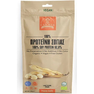 Farmer Proteins Органический соевый протеин без глютена и лактозы 100 гр.