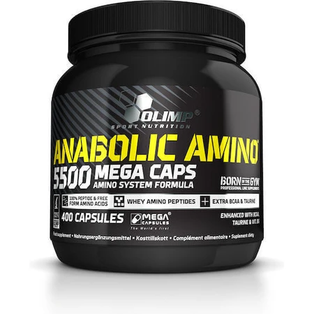 Olimp Sport Nutrition Anabolic Amino 5500 Mega 400 капсул без ароматизаторов: цены и характеристики