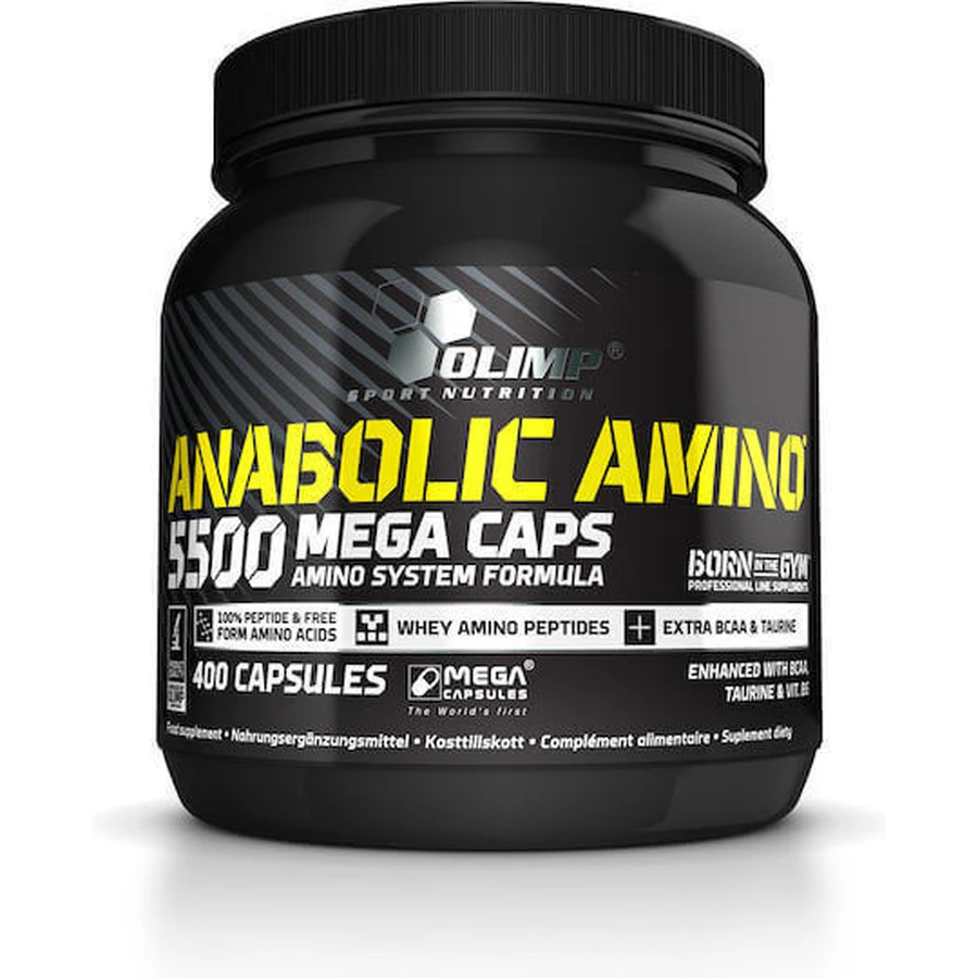Olimp Sport Nutrition Anabolic Amino 5500 Mega 400 капсул без ароматизаторов: цены и характеристики