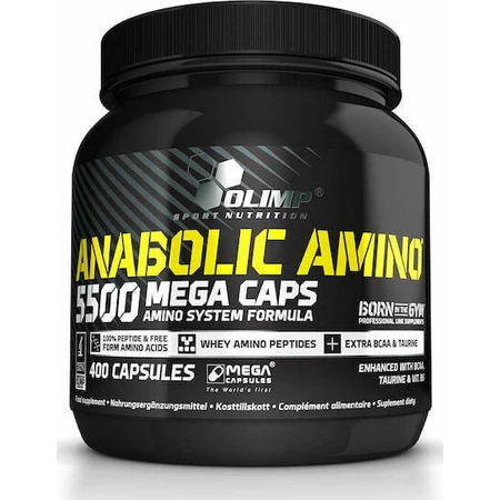 Olimp Sport Nutrition Anabolic Amino 5500 Mega 400 капсул без ароматизаторов: цены и характеристики
