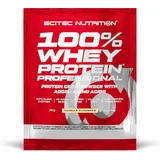 Scitec Nutrition 100% Whey Профессиональный сывороточный протеин без глютена со вкусом ванили 30 гр.