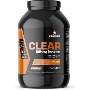 Ізолят сироваткового протеїну Warrior Lab Clear Whey без глютену зі смаком фруктового пуншу 500гр