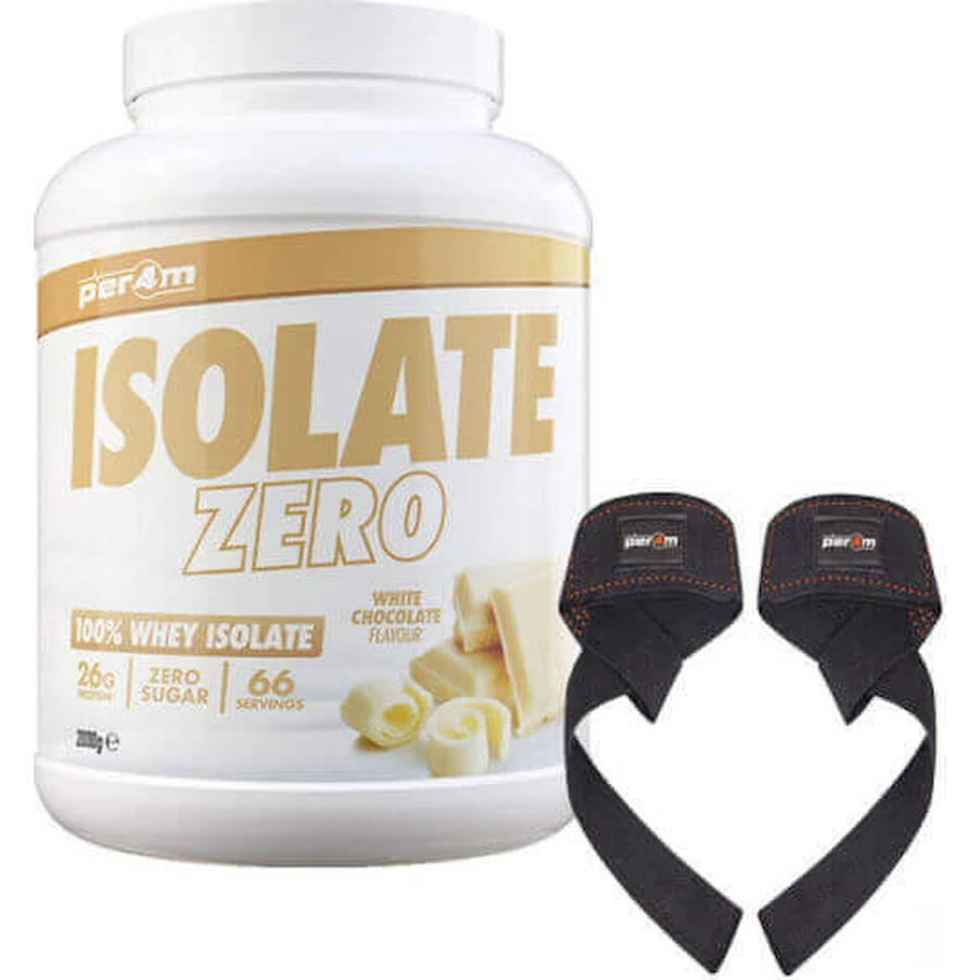 Индивидуальный набор + Per4m Isolate Zero 2000 г со вкусом шоколада + Per4m Lifting Straps Black One Size Only: цены и характеристики
