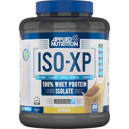 Applied Nutrition ISO-XP сироватковий протеїн без глютену зі смаком банана 2 кг: ціни та характеристики