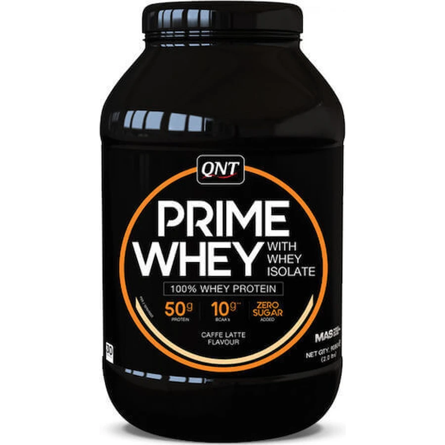 QNT Prime Whey Сывороточный протеин Whey Protein без глютена со вкусом Caffe Latte 908гр: цены и характеристики