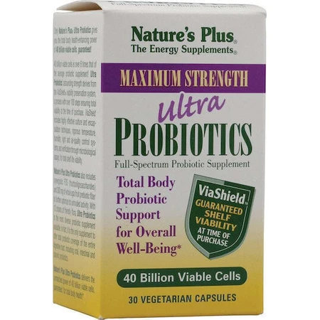 Nature's Plus Probiotics Ультра пробіотик 30 рослинних капсул: ціни та характеристики