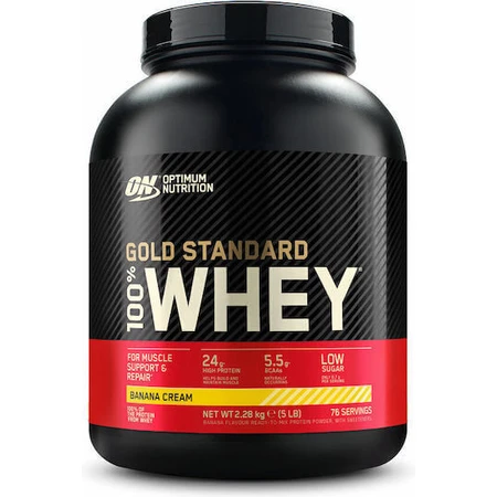 Optimum Nutrition Gold Standard 100% сывороточный протеин со вкусом бананового крема 2,27 кг: цены и характеристики